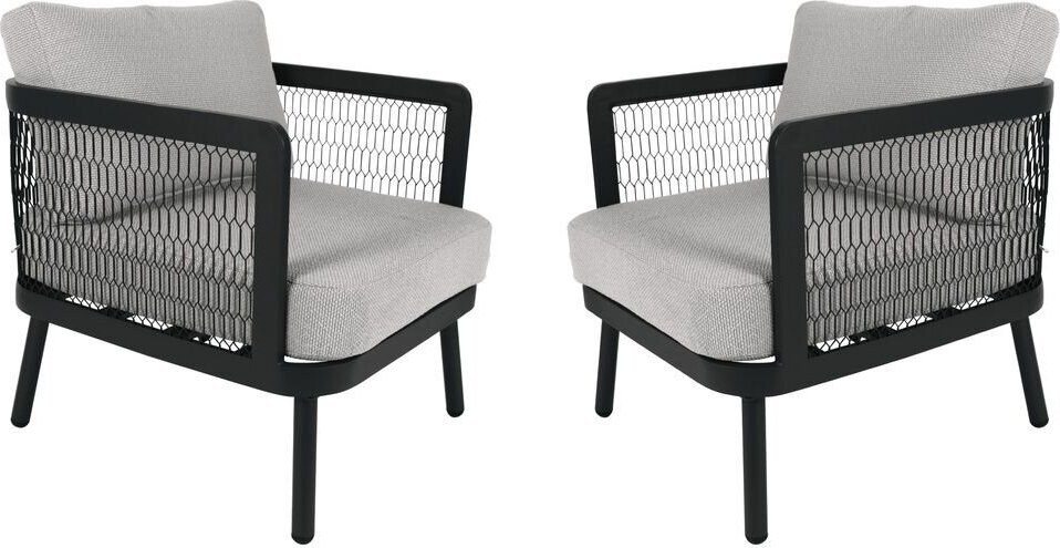 Edinburgh Duo Sessel, Aluminium (2 Stück) ROJAPLAST 614275-2S