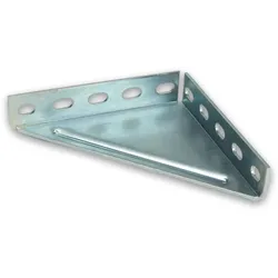 Winkelkonsole 90° stabile Ausführung, Abmessung 200x200x4 mm für Schienenprofil 38/40