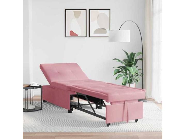 NEW 2026  Canapé moderne - Design ergonomique - pour salon --Lit Rose 194x67x82 cm Velours L2911