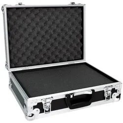 Roadinger Universal-Koffer-Case FOAM, schwarz (Universal), Audio Racks + Cases, Schwarz, Silber