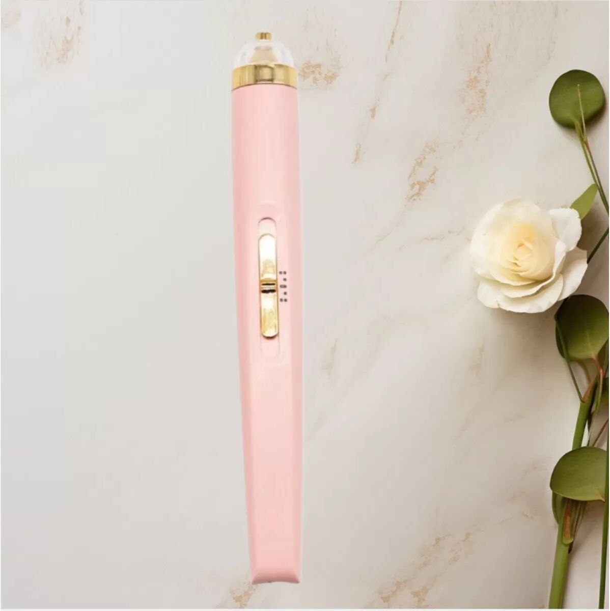INF Flawless stylo perceuse à ongles électrique 5-en-1 à LED - Polisseuse rechargeable sans fil pour ongles Rose