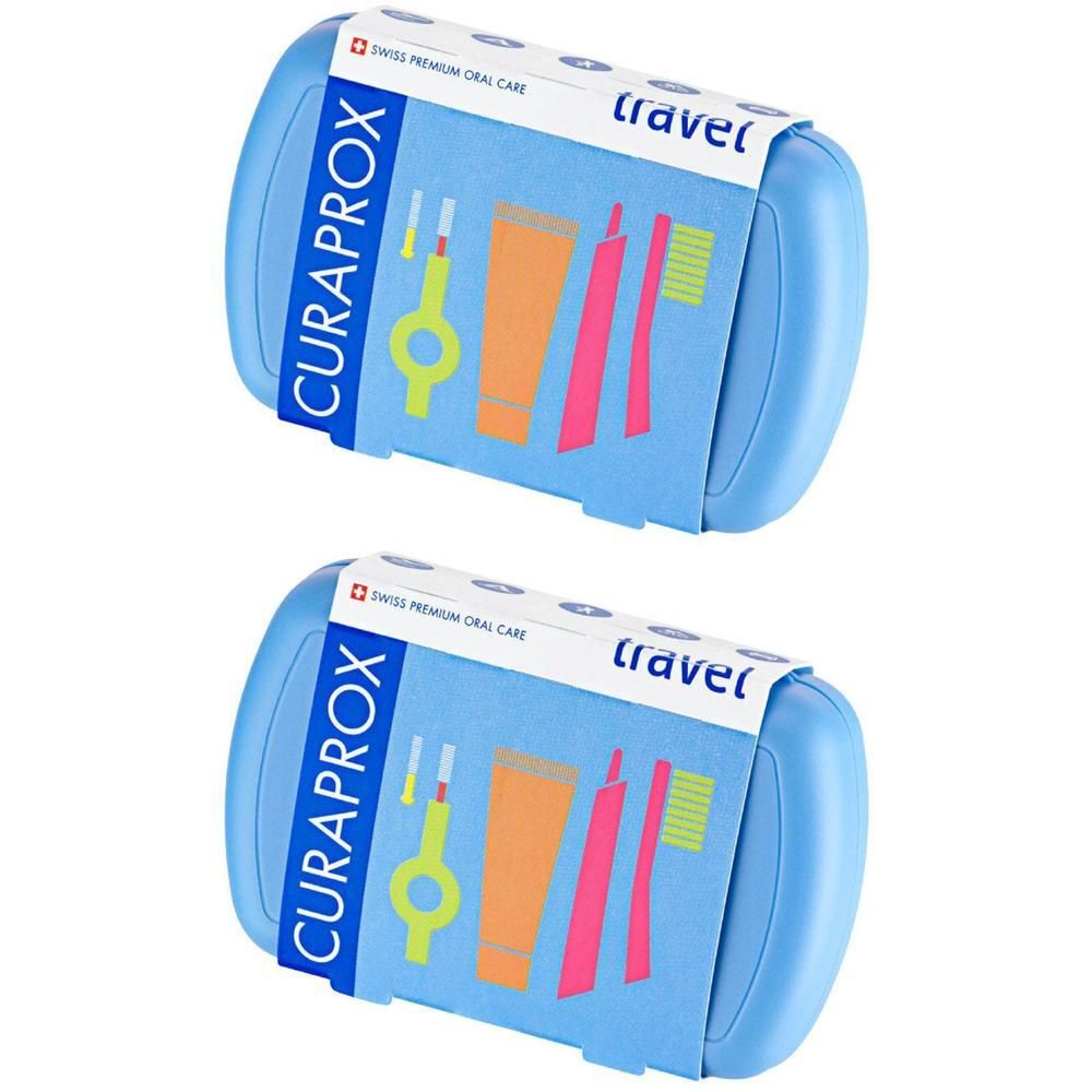Curaprox Travel-Set blau 2x 2x1 St