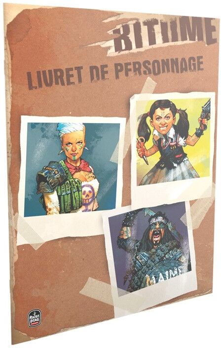 Book in Game Bitume - Livret de Personnage