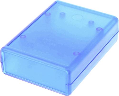 Hammond Electronics 1593BBTBU Universal-Gehäuse 95 x 76 x 30 ABS Kunststoff Blau (transparent) 1St.