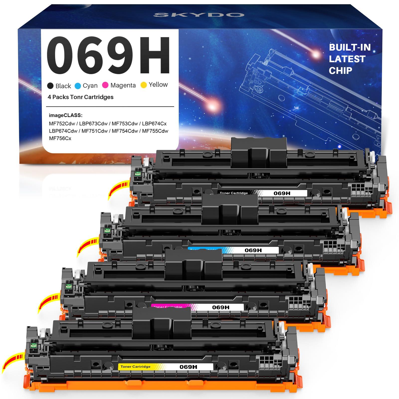 Toner 069H (4er-Pack) - Kompatibel mit Canon 069H