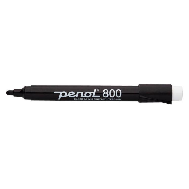 Penol Whiteboardmarker 800 1,5mm sort rund spids (12818001)