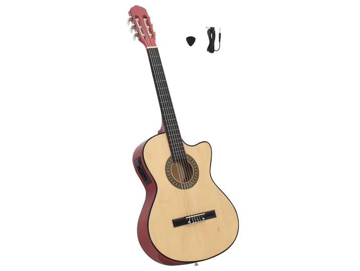 vidaXL Westerngitarre Cutaway mit Equalizer und 6 Saiten