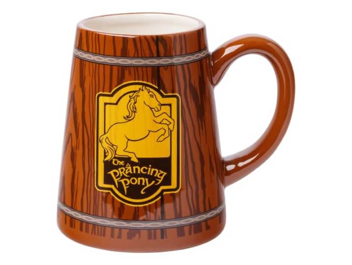 Silver Buffalo Lord of the Rings Prancing Pony Inn, 3D-geformte Tasse, 567 Keramik, Kaffeetasse, 0,59 Liter