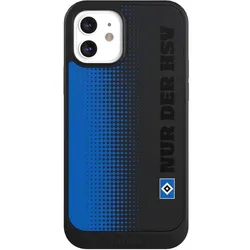 Nivocase Hülle für Apple iPhone 12 Handyhülle NIVOcore Case Schwarz HSV Logo transparent (Apple iPhone 12), Smartphone Hülle, Schwarz, Transparent