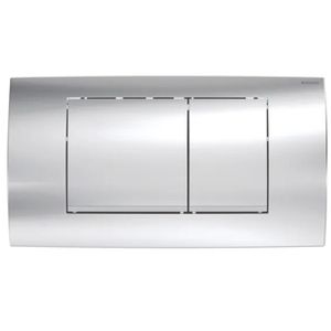Geberit Geberit Betätigungsplatte Twinline30, aus Kunststoff, für WC , für  Twinline UP, 2-Mengen-Spülung, verchromt glänzend