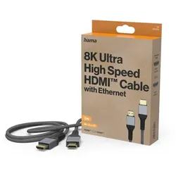Hama Ultra High Speed 8K HDMI Kabel, 2 m mit vergoldeten Steckern
