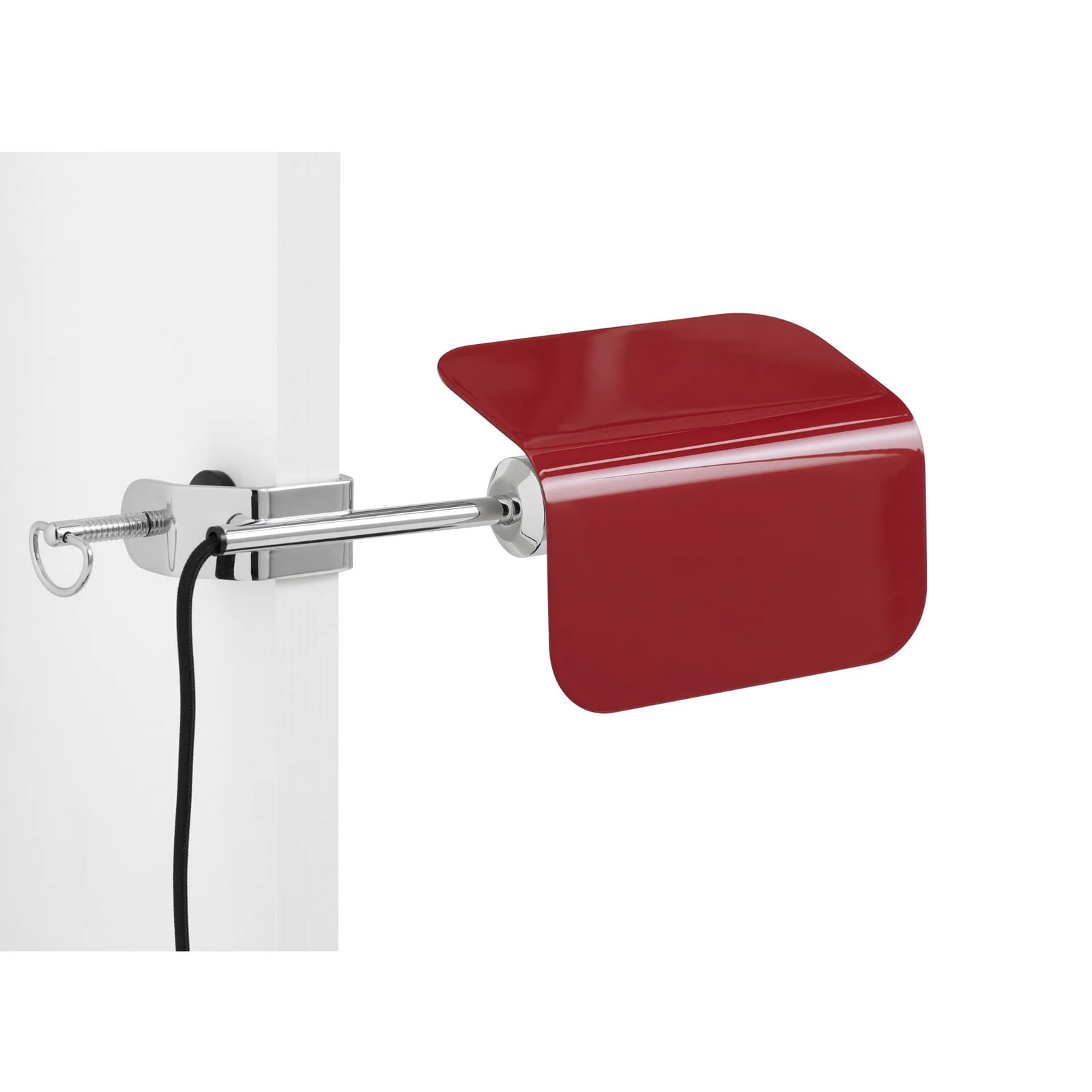 HAY Apex Clip lamp Rood - Aluminium