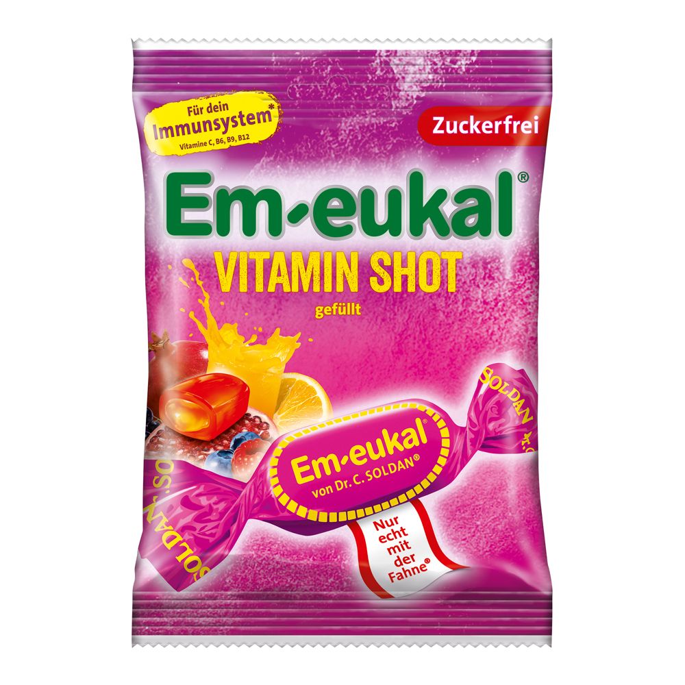 Em-Eukal Bonbons ImmunStark Vitamin-Shot zfr 75 g