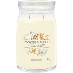 Soft Wool & Amber Signature Large Jar 567g 2-Docht