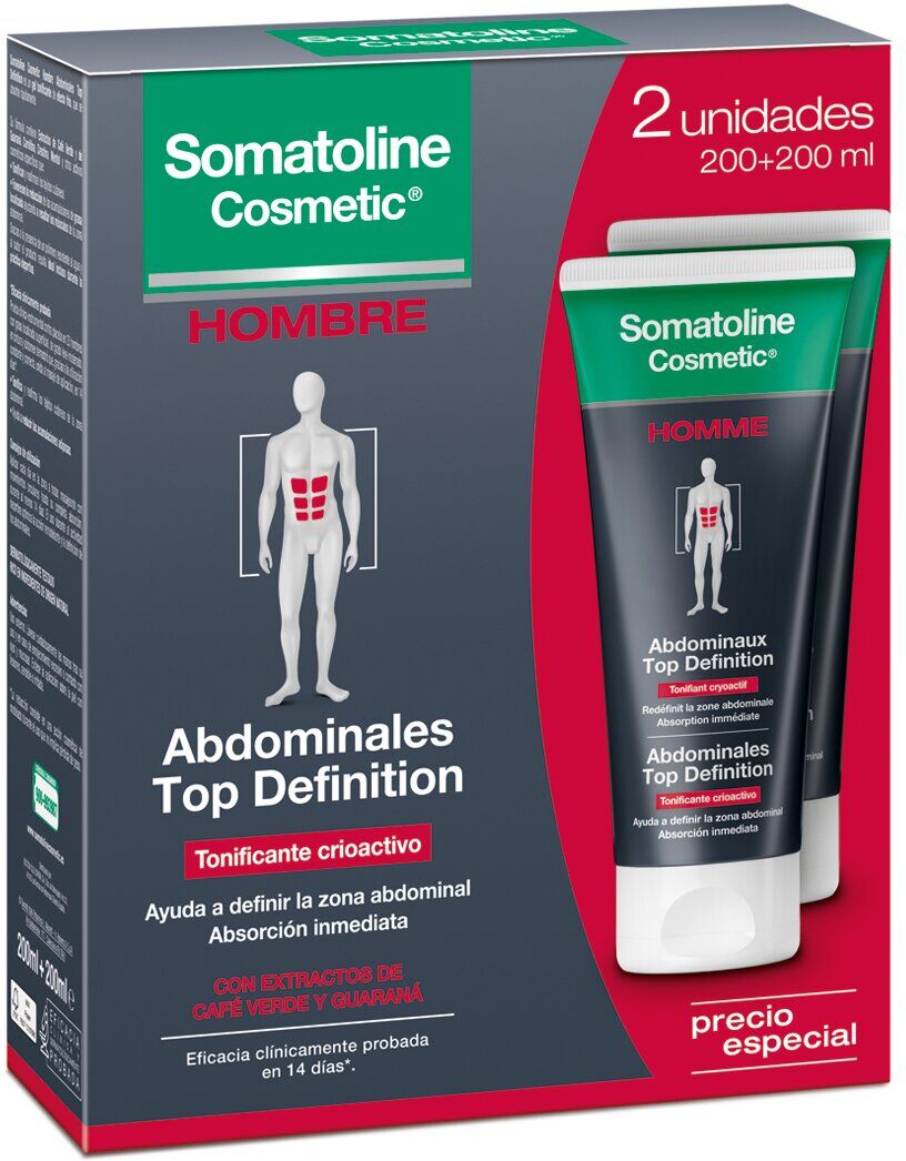 Somatoline Abdominales Top Definition Duplo 2x200 ml Cosmetic.