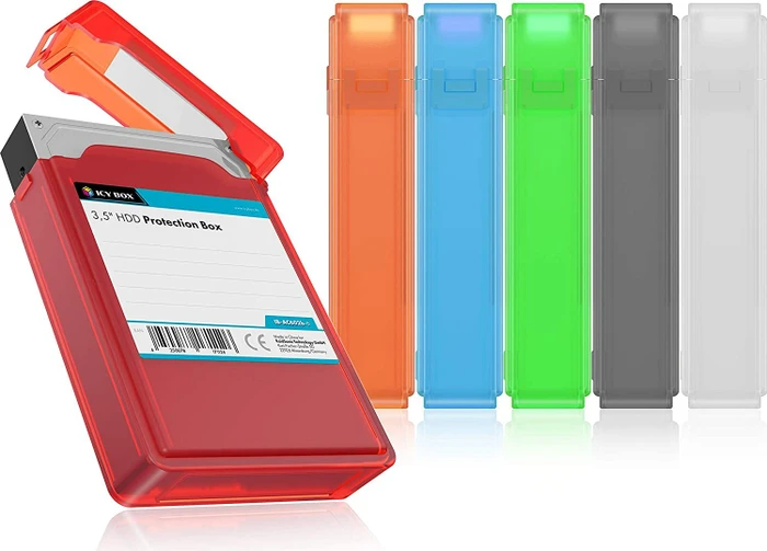 ICY BOX IB-AC602b-6 Satz von 6 Gehäusen für 3,5" HDD, 6 Stück
