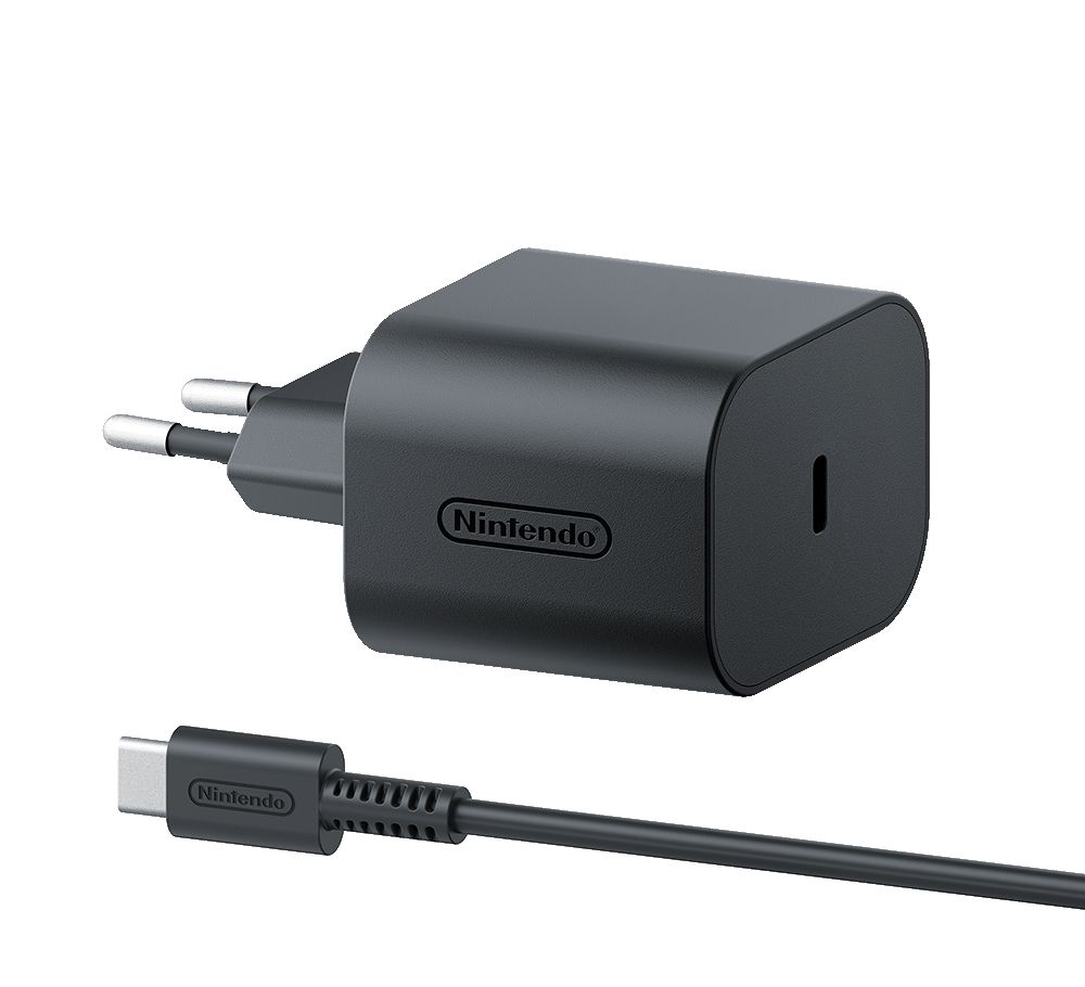 Nintendo Ladegerät Switch 2-Netzteil (Schwarz) 10015096