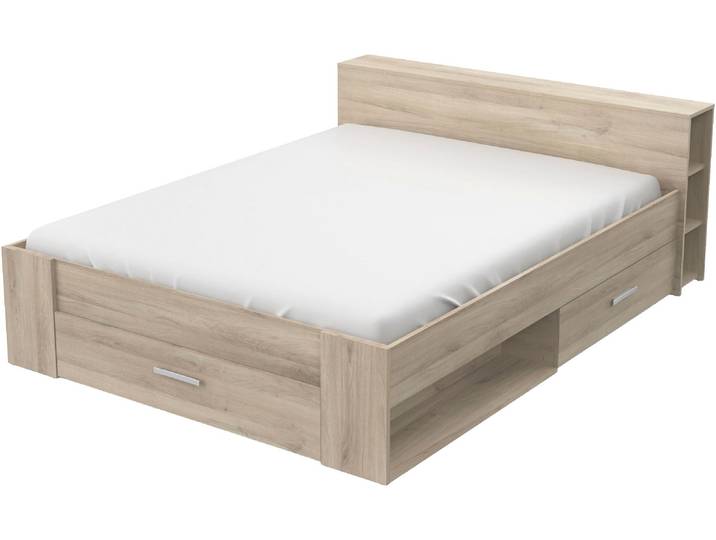 Bettgestell DEMEYERE GROUP Pocket , kronberg eich, B:169,1cm H:74,3cm L:226,9cm, Betten, Bettgestell