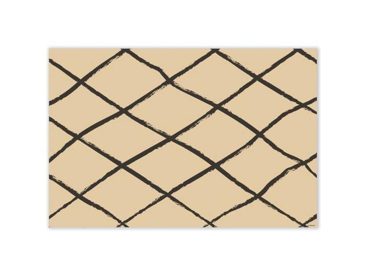 Mubusi Tapis Vinyle Berbère Crème 160x240 cm - Tapis Chambre en Vinyle