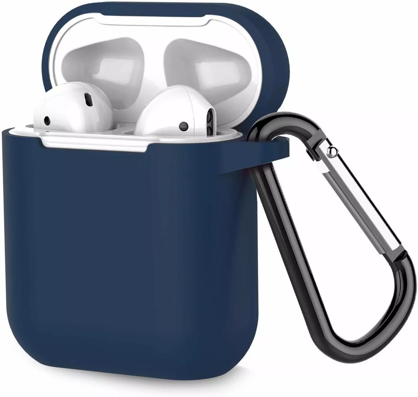 INF Étui de protection en silicone pour Apple Airpods - bleu foncé
