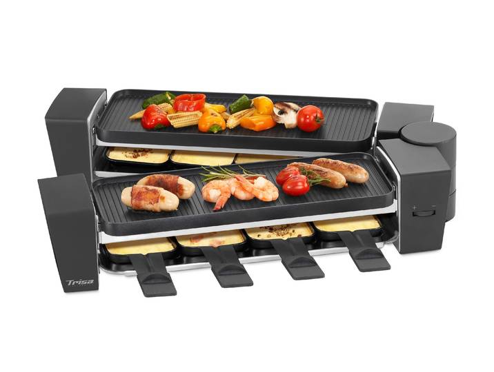 TRISA Raclette & Brunch , schwarz, Raclettes, Raclette
