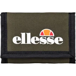 ellesse Unisex Geldbeutel - Clarino Wallet, Logoprint, Klettverschluss, mit Innenfächern Khaki