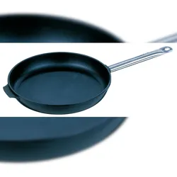 GSW Bratpfanne Gastro traditionell Titanium 24 x 5,5cm, induktionsgeeignet, backofengeeignet bis 240°C