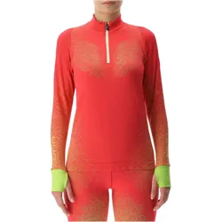 UYN Exceleration langarm Laufshirt Damen rose/sunny XL