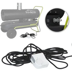 TroniTechnik® Externes Thermostat für Heizkanone TT-HK 244 und TT-HK 245 Heizkanone Dieselheizgebläse Dieselheizer