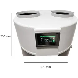 Sunex DROPS PRO Wärmepumpe Warmwasser Brauchwasser R290 Heizung 2,55 kW