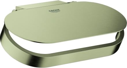 Grohe Selection WC porte-papier 41069EN0 nickel brossé, avec couvercle, fixation murale, fixation invisible