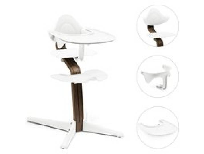 Bundle Hochstuhl Walnuss inkl. Babyset und Tray