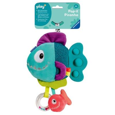 Play+ Pop-it Piranha (blau) - ab 0 Monate