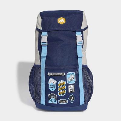 Rucksack ADIDAS PERFORMANCE "ADIDAS MINECRAFT", dunkelblau, lgh solid grau, Rucksäcke, Kinder, Obermaterial: 100% Polyester, Rucksack