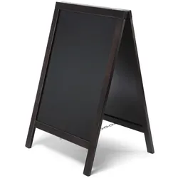 SHOWDOWN Displays Showdown Kundenstopper Tafel Economy - 55x85cm - Holz - Schwarz