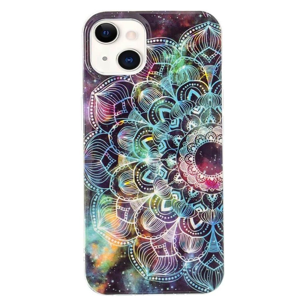 Cover-Discount iPhone 15 Plus - Nachtleuchtende Silikon Hülle Mandala (Apple iPhone 15 Plus) (660154925N)