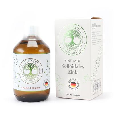 Vinetasol kolloidales Zink 100 ppm 500 ml Flüssigkeit