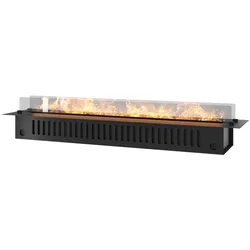 SOLOLED Invapo Insert 1800 Einbau-Wasserdampfkamin - Mehrfarbige Flamme, 3D-Effekt und App-Steuerung, 3,6-l-Tank - 180 cm