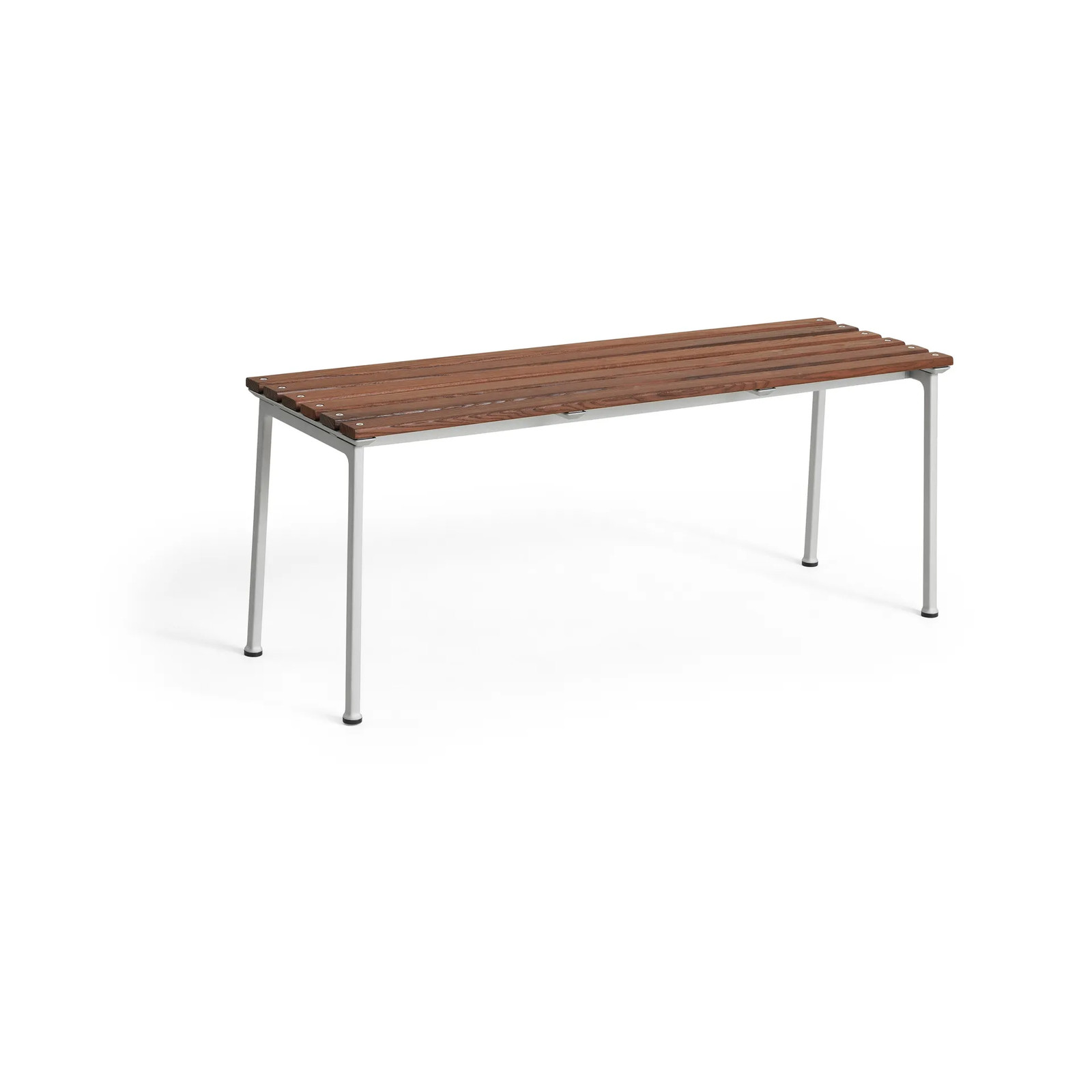 HAY Traverse Bench 114 bank van geoliede essen in bruin