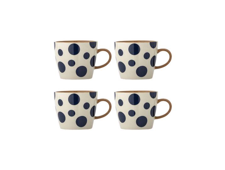 Mug lot de 4 en grès multicolore Miri