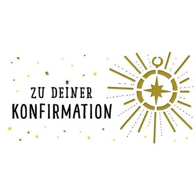 Kuvert für einen Geld- oder Gutschein – Zu deiner Konfirmation