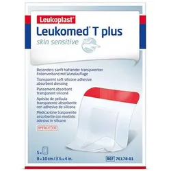 Leukomed T Plus Skin Sensitive Steril 5x7.2cm 5 ST
