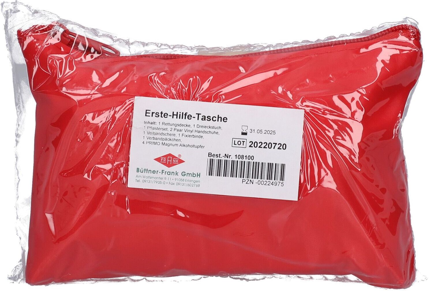 FRANK Erste Hilfe Tasche 1 St Set