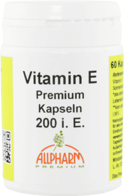 ALLPHARM Vertriebs GmbH VITAMIN E ALLPHARM Premium 200 I.E. Kapseln 28.8 g 11663689