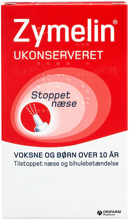 Zymelin ukonserveret 1 mg/ml 20 ml Næsespray, opløsning