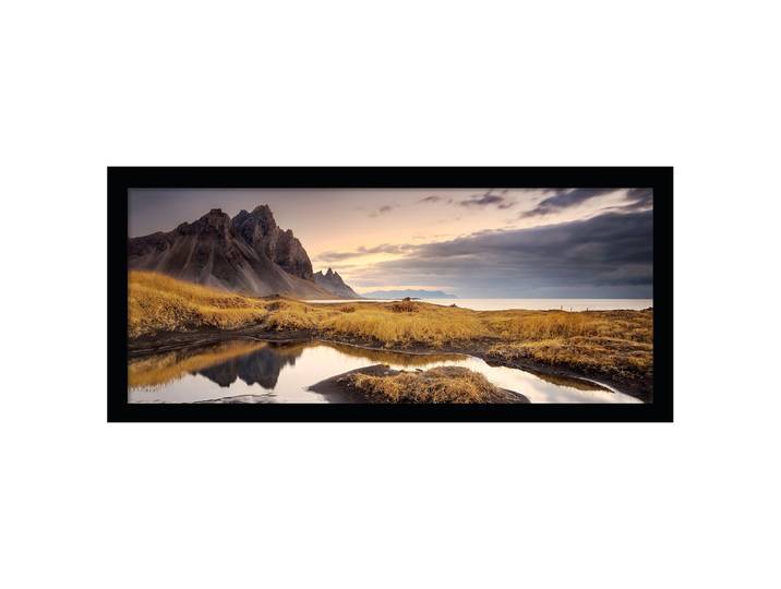 Toile Morningrise Matériau : Bois manufacturé, Papier Motif : Nature Motif : Paysages & montagnes, Arbres, plantes & nature, Eau, plages & mers