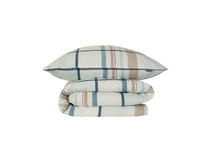 Schiesser Bettwäscheset Ezra - Renforcé - 2-teilig - 155x220 cm - Hellpetrol, Hellblau, 155x220 cm, Heimtextilien, Bettwäsche & Leintücher, Bettwäsche