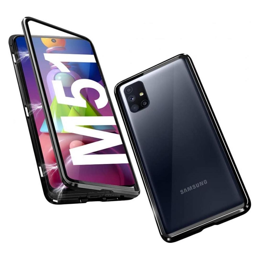 G-Case Samsung Galaxy M51 Aluminium Magnetic Glass Case Hülle (Samsung Galaxy M51) (00028201)