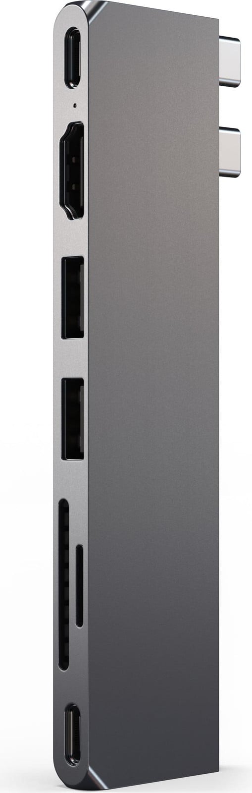 Satechi USB-C Pro Hub Slim Adapter - Grijs