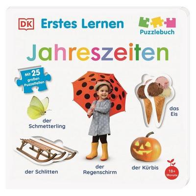 Erstes Lernen Puzzlebuch. Jahreszeiten, Gebundene Ausgabe von DK Erstes Lernen, DK Verlag Dorling Kindersley, 978-3-8310-5409-1